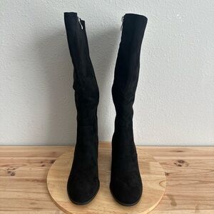 Journee Collection Womens Romilly Stacked Heel Dress Boots new